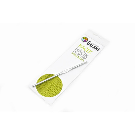 Aluminium Crochet hook (silver) 15cm - 5,00mm - 1pcs/polybag