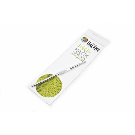 Pletací háček Al 15cm (stříbrný) - 7,00mm - 1ks/sáček