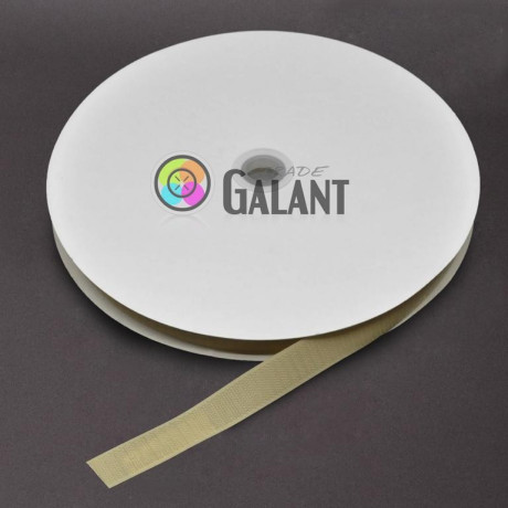 Suchý zip 20mm - barva: 061 (béžová) - háček - 25m/kolo