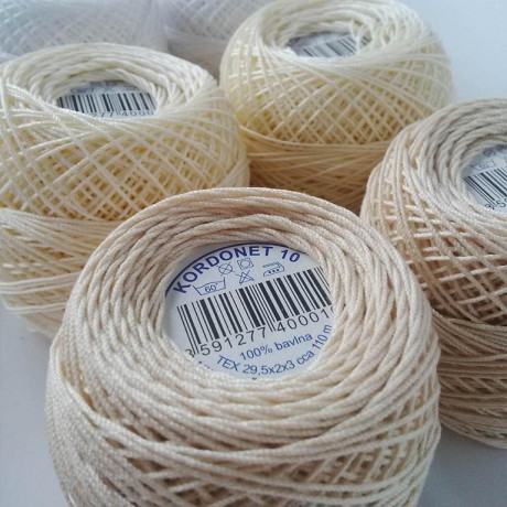 Crochet Yarn Kordonet s.10 - 20g/ball - 10balls/box
