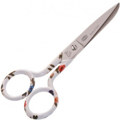 Dressmakers shears RAINBOW - white with aster - 15 cm