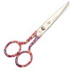 Dressmakers shears RAINBOW - roseblue pattern - 15 cm