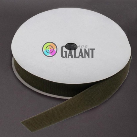 Velcro 30mm - colour: 140 (olive) - Hooks - 25m/roll