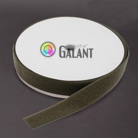 Suchý zip 30mm - barva: 140 (olivová) - smyčka - 25m/kolo