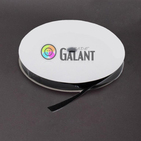 Velcro Selfadhesive 20mm - colour: 170 (black) - loops  - 25/roll