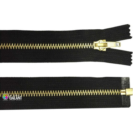 Brass zippers P6 open end - 40cm - 1pcs