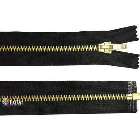 Brass zippers P6 open end - 40cm - 1pcs