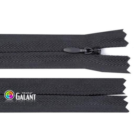 Zip spirálový skrytý WSK nedělitelný - 40cm - 1ks