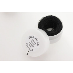 100% Linen Thread - black - TEX42x3 - 50m/plastic jar