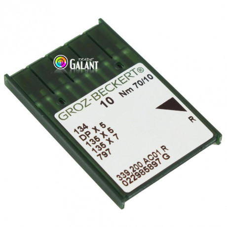 Průmyslové strojové jehly GROZ BECKERT 134 - 10ks/krabička