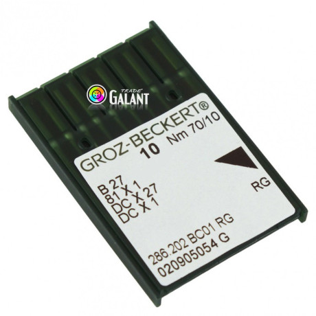 Průmyslové strojové jehly GROZ BECKERT B27 - 10ks/krabička