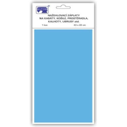 Klasické nažehlovací záplaty 43x20 cm (art.731-50V) - b.sv.modrá - 1ks