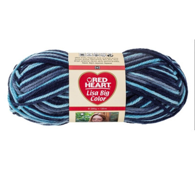 Pletací příze Lisa Big Color - 200g
