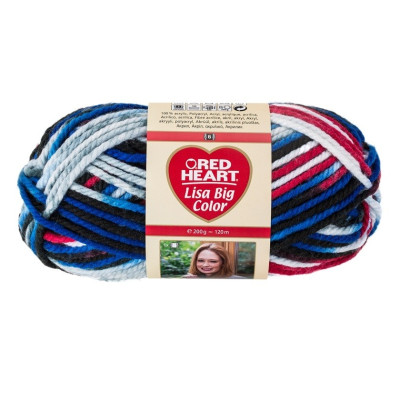 Pletací příze Lisa Big Color - 200g