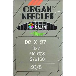 Industrial Machine Needles ORGAN DCx27 (B27) - 060/8 - 10pcs/card