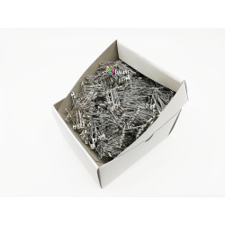 Špendlíky zavírací ocelové PREMIUM - 28x0,70mm - niklované - 1728ks/krabička (11/12 - svazkované - 144svazků/krabička)