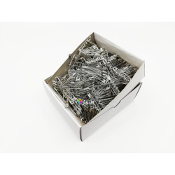 Špendlíky zavírací ocelové PREMIUM - 32x0,80mm - niklované -  864ks/krabička (11/12 - svazkované - 72svazků/krabička)