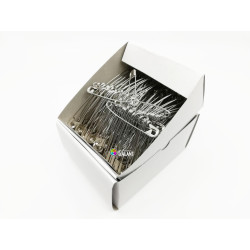 Safety Pins PREMIUM - 65x1,10mm - nickel plated - 216pcs/box (11/12 - in bunches - 18buches/box)