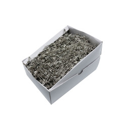 Špendlíky zavírací ocelové PREMIUM - 38x0,90mm - niklované -  1728ks/krabička (sypané)