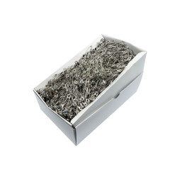 Špendlíky zavírací ocelové PREMIUM - 46x1,00mm - niklované -  1728ks/krabička (sypané)