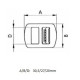 Steel Trouser Buckles 692/2 1/2 - black oxide - 1gros(144pcs)/box
