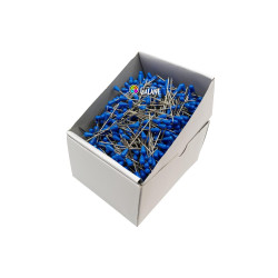 Čalounické špendlíky 60x1,20mm - modrá - 1000ks/krabička