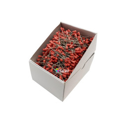 Houzeau (upholsterer) Pins 60x1,20mm - red - 1000pcs/box