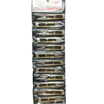 Cvakačky - kovové štipky Golden Eagle - 12+1ks(zlaté+černé)/sáček