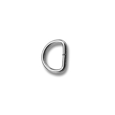 Saddlery D-rings 8 - 4246300 - (4487/8 non-welded) - nickel plated - 1000pcs/box