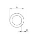 Padákové kroužky - 4230700 (1204/14) - zinkované - 500ks/krabice
