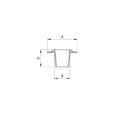 Shoe Eyelets - 3607800 - nickel plated - 1000pcs/box