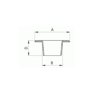 Obuvní kroužky  - 3607900 - niklované - 1000ks/krabička