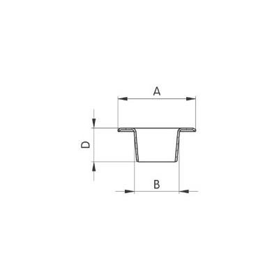 Shoe Eyelets - 3608700 (40965) - nickel plated - 5000pcs/box