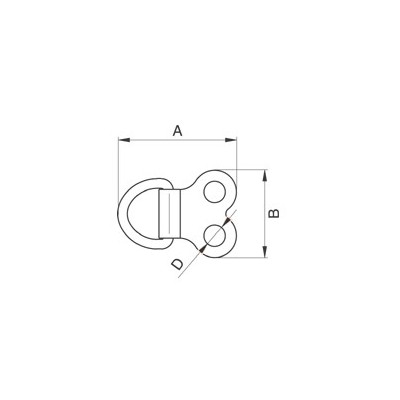 Obuvní očka  - 3000900 - niklované - 1000ks/krabička