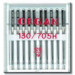 Machine Needles ORGAN UNIVERSAL 130/705 H - 120 - 10pcs/plastic box