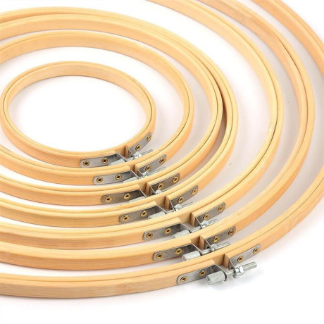 Vyšívací kruh ( kroužek ) 30cm z bambusu - 1ks