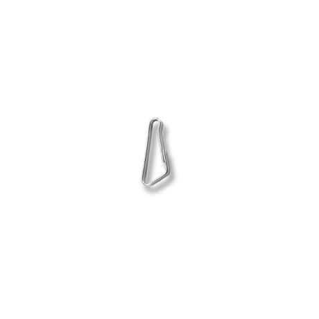 Snap Hook - 4571101 (40822/30) - nickel plated - 200pcs/box