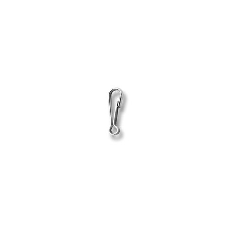 Snap Hook - 4570301 (509/40) - nickel plated - 100pcs/box