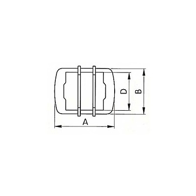 Brass Trouser Buckles  40942/20 1/2 - nickel plated - 500pcs/box