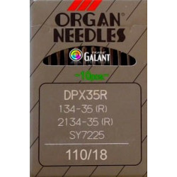Industrial Machine Needles ORGAN DPx35R - 110/18 - 10pcs/card