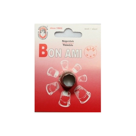 Thimbles without bottom 16,0mm (0) - nickel plated - 1pcs/card