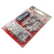 Press Buttons WUK Watertight 5/6 (13,5mm) - nickel plated - 15pcs/card