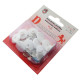 Detachable Buttons Dressking 17 - white - 10pcs/card
