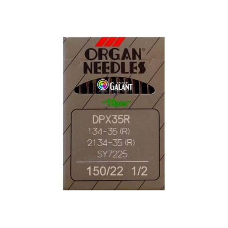 Jehly strojové průmyslové ORGAN DPx35R - 150/22 1/2 - 10ks/karta