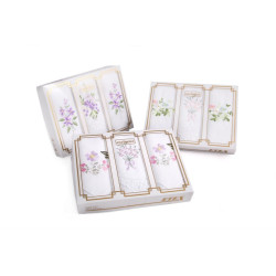 Ladies handkerchiefs L25 - 3pcs/box
