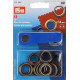 Brass Eyelets with washers 14mm - old brass (Prym) - 10pcs/card