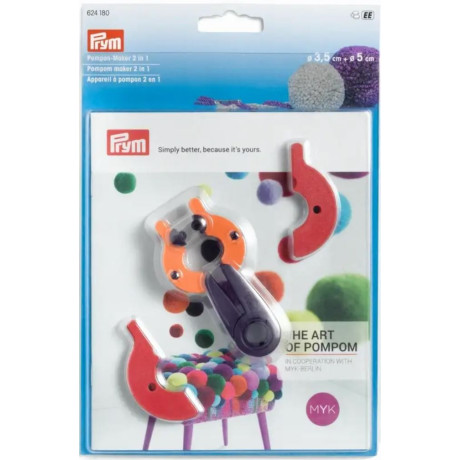 Pompom maker 2 in 1 - 3,5 and 5cm (Prym)