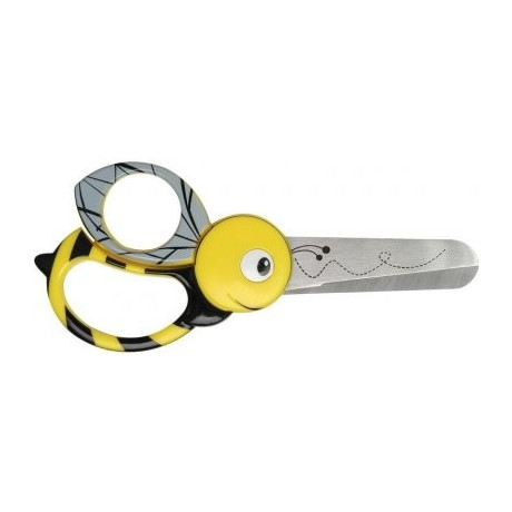 Kids scissors 13 cm Bee - 1 pc