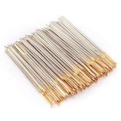 Embroidery Needles Tapestry 22 gold heads (0,9x40) - 1000pcs/loose (ref.60109315)