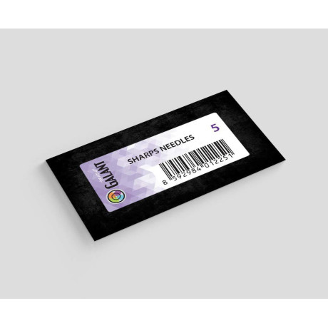 Hand needles Sharps 5 (0,8x40) - 25pcs/envelope, 40envelopes/box (1000pcs)